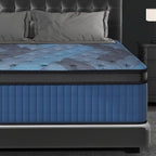 Twin Mattress 10 Inch, 2025 Hybrid Twin Size Mattress in a Box, Upgrade Durable Individual Pocket Springs, Medium Firm Lumber Support Pressure Pain Relief, Breathable Comfort, CertiPUR-US Certified