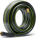 Worth Leader Garden Hose 3/4 in. x 25 ft. -No Kink, Flexible, Leakproof, Male/Female -Heavy Duty Durable 5 Layers PVC Rubber Lightweight Water Pipe for Gardening, Agriculture & Lawn Care -500PSI Burst