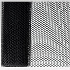 XIFENG Plastic Chicken Wire Mesh Fence Roll, Plastic Fencing Poultry Fencing Netting for Garden Fencing Farm Cats Dogs Rabbit Snake Animal Barrier(Size:0.47''mesh-33'L x 3.3'W Roll,Color:Black)