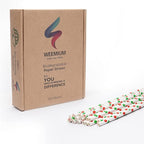 Weemium Christmas Paper Straws - [200 Pack] in 10 Designs - Biodegradable Christmas Straws for Drinking, Party and Crafts