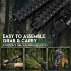Freelander Tactical Axe 2 Pack, Sharp Tomahawk with Sheath, Portable Tomahawk with Clip and Bottle Opener, Durable Survival Hatchet for Emergency, Hiking and Camping (Multi-Functional Camping Axe)