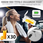 EasySpeed Personal Portable Blender,USB Type-C Rechargeable,700ml Juicer Cup,12 Stainless Steel Blades,4 Gear Modes,1500mAh Battery Capacity,Perfect for Fresh Juice at Home (White)