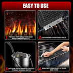 Grill Brush and Scraper [Extra Long 17-Inch Handle] Wire Grill Brush for Outdoor Grill Grill BrushGrill Cleaning Brush Grill Accessories for Most Grill Grill Accessories Gift for Men/Dad