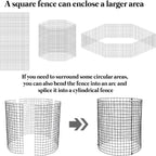30 Pcs 24'' x 12'' Large Wire Plant Protector from Animals, 10 Pack Metal Plant Cage Chicken Wire Cloche with Ground Stakes and Nylon Tie to Keep Animals Out, Garden Protection Bunny Barricade