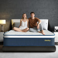 Queen Mattress 12 Inch, Hybrid Queen Size Mattresses in a Box, Gel Queen Memory Foam Mattress with Pocket Springs, Medium Firm Feel, Edge Support, Cool Sleep, Motion Isolation & Pressure Relief