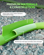 5FT x 5/8″ Garden Hose, Short Flexible Garden Hose with Swivel Handle, All-Weather Outdoor Use, 200 PSI Working, 450 PSI Burst, Lightweight Water Hose 5 Feet for Lawns, Yard, G5GH06