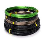 Bonsai Wire Kit - 5 Rolls, 164 Feet Total. Anodized Aluminum Training Wire, 1mm/1.5mm/2.0mm, for Bonsai Trees Indoor