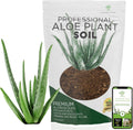 Professional Aloe Plant Soil | Premium All Purpose Blend | Large 2.2 Quarts | Ready to Use for Aloe, Cactus, Succulent Plants | Pinebark, Peat, Course Sand | Made in USA
