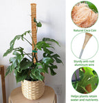 3 Pack Moss Pole, 35.4-Inch Moss Poles for Plants Monstera,Bendable Plant Support Stakes for Climbing Plants Indoor, Garden Trellis Plant Stick for Potted Plants, Pothos Philodendron