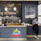 Coffee Neon Sign Coffee LED Sign Coffee Bar Neon Sign But First Coffee Neon Sign, Coffee Sign for Coffee Shop Home Coffee Lovers Art Wall Decor, 10.2" x 9.7"