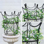 Large Obelisk Trellis for Plant Supports 18.5in x 22.9in - Durable Metal Garden Support Cage for Peonies, Ideal for Indoor & Outdoor Use, Elegant Design, Easy to Install