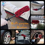 Premium Microfiber Wheel Brush | Soft Non-Metallic Rim Cleaner & Wheel Brush | 15 Inch Long Regular Size