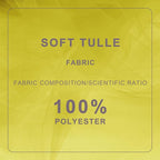 Yellow Tulle Fabric Roll Spool Bolt (54 Inch by 40 Yards) Large Tulle Wedding Party Decoration, Tutu Skirt, Table Runner, Gift Wrapping, Bridal Shower, Soft & Drape (Yellow)