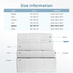 Odorless Foldable Mattress Queen 80" x 60" x 6", 6 Inch Folding Foam Mattress with Storage Bag, Trifold Memory Foam Mattress for RV, Guest Bed