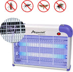 ASPECTEK 20W Indoor Bug Zapper, Powerful UV Bugs Lamp Attract Insects and 2800V Grid Kills Flying Insects, Includes 2 Replacement Insect Killer Lights