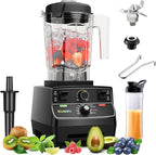 Biolomix Professional Smoothie Blender, Countertop Blender,Commercial Blender 2200W High Power with 68oz Pitcher, Smart Presets,blenders for kitchen for Ice, Soup,Frozen Dessert(with Extra Parts)
