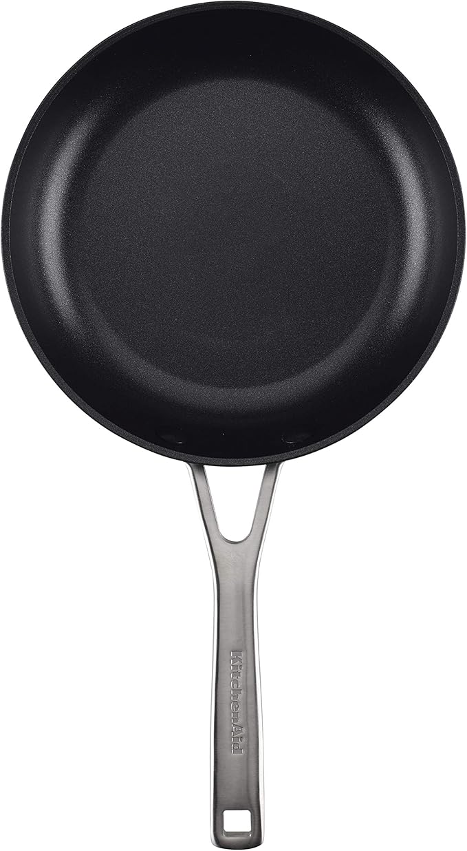 KitchenAid Hard Anodized Induction Nonstick Fry Pan/Skillet, 8.25 Inch, Matte Black
