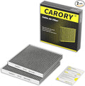 2 Pack Cabin Air Filter w/Activated Carbon for Honda Accord 2003–2022, Civic 2006–2015, CR-V 2007–2016, Odyssey 2005–2017, Pilot 2009–2022, Ridgeline 2006–2025, Acura MDX 2007–2020 and More
