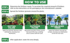 8-4-8 Professional Palm Tree Fertilizer Plant Food; for Indoor Potted Plants and Outdoor Landscape Palm Trees; Quick-Release Nitrogen Fertilizer and Continuous Feeding (1 Quart)