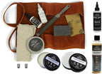 1844 Helko Werk Germany Deluxe Axe Care and Maintenance Kit - Axe Maintenance Tool Care, Sharpening Stone, Axe Wax, Leather Oil, Leather Paste, 4 Oz. AxeGuard (Deluxe Maintenance Kit) #F8790-3