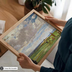 Poster Master Vintage Lady Astor Playing Golf at North Berwick Painting Print - Retro Golf Course Poster - Sports Art - Landscape Wall Design - Office or Living Room Decor - 8x10 UNFRAMED Wall Art