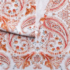 Maison d' Hermine Table Runner 100% Cotton Single Layer Table Runners 48 inches Long for Thanksgiving Christmas Decorations Home Kitchen Dining Party Wedding (Orient, 14.5" x 48")