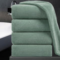 4 Piece Bath Towel Set 35"x70"Oversized Bath Towel for Bathroom Ultra Soft Fluffy Extra Large Bath Sheet Luxury Premium Bathroom Towel Highly Absorbent Quick Dry Shower Towel for Hotel Spa,Green