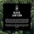 Black Lantern Whiskey Glasses - Set of 2 Old Fashioned Glasses for Cocktails and Drinking Glasses - Rock Glasses for Nature Lovers - Set of 2 Kitchen Glasses (Stars & Night Landscape)
