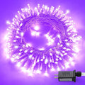 JMEXSUSS Connectable Purple Lights Indoor, 150 LED 8 Modes Halloween String Lights Outdoor Waterproof, 59FT Purple Halloween Light for Party Bedroom Tree Christmas Decorations