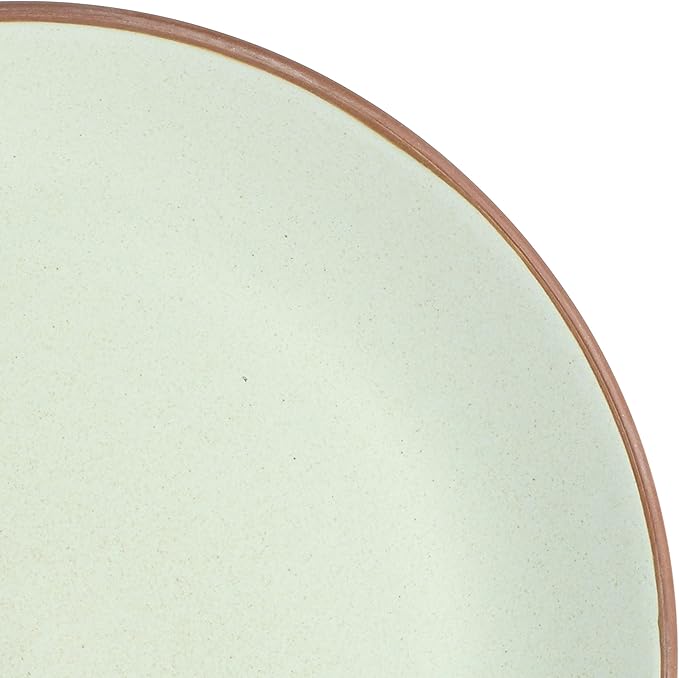 Gibson Elite Contempo Classic Double Bowl Dinnerware Set, Service for 4 (16pcs), Mint