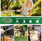 Garden Hose 100 ft Flexible Non-Expandable Water Hose Kink-Free Ultra Lightweight Leak-Proof Durable Portable Wear-Resistant Hoses Pipe with 3/4" Brass Fittings for Outdoor Yard Lawn Car Wash