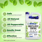 Mighty Mint Gallon (128 oz) Insect and Pest Repellent Peppermint Oil - Natural Spray for Spiders, Ants, and More
