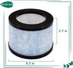 MK01/DH-JH01 True HEPA Replacement Filter, Compatible with AROEVE MK01 & MK06 and Kloudi Air Purifier DH-JH01, Intelabe EPI080/EP1080, and Elechomes EPI081/EP1081 Air Purifier, 2Pack