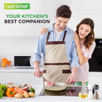 Nutrichef 54-Piece Marble Non-Stick Cookware and Bakeware Set, Professional Home Kitchen Collection with Multi-Sized Pots, Pans, and Heat-Resistant Tools