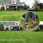 Lawn Aerator Shoes, Pre-Assembled Lawn Aerator Spiked Aerating Sandals with Adjustable Straps and Stainless Shovel, Heavy-Duty Spike Shoes for Men Women Aerating for Lawn, Yard, and Garden