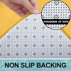 Smiry Memory Foam Bath Mat 36x24, Extra Soft and Absorbent Bathroom Mats, Non Slip Washable Carpet for Floor, Shower and Tub, Yellow