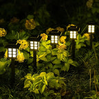 SOLPEX 16 Pack Solar Outdoor Lights, Path Lights, Walkway Lights Outdoor, Solar Garden Lights, Pathway Lights Waterproof for Garden, Yard, Landscape (Warm White)