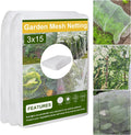 10 x 50FT Garden Netting, Cookmaster Plant Covers Durable Ultra Fine Mesh Protection, Garden Plant Row Cover, Raised Bed Barrier Screen Protection Net Cover for Plant Vegetable Fruit Flower