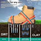 Lawn Aerator Shoes for Grass - Pre-Assembled Grass Aerator Shoes for Lawn - Soil Yard Aerator Tool for Aerating Patio Garden, Colorful