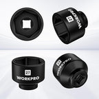 WORKPRO 27mm Oil Filter Socket Wrench, Oil Filter Removal Tool, Oil Filter Change Set, Ideal for Some Mercedes, Volkswagen, Hyundai, Kia, Minis, and Smart Car