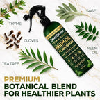 Neem Oil Spray for Plants Botanical Blend – Plant Wash with Natural Essential Oils, Simple Ready-to-Use Plant Spray for Gardens, Houseplants, Indoor & Outdoor Plants – 8 oz