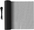 49.2 FT x 15.7 in Roll Mesh Fence, Versatile Black Plastic Fencing & Netting, Cuttable Animal Wire Mesh Fence, Durable Tree Trunk Protector, Suitable for Cat Dog Rabbit Barrier and Plant Protectors