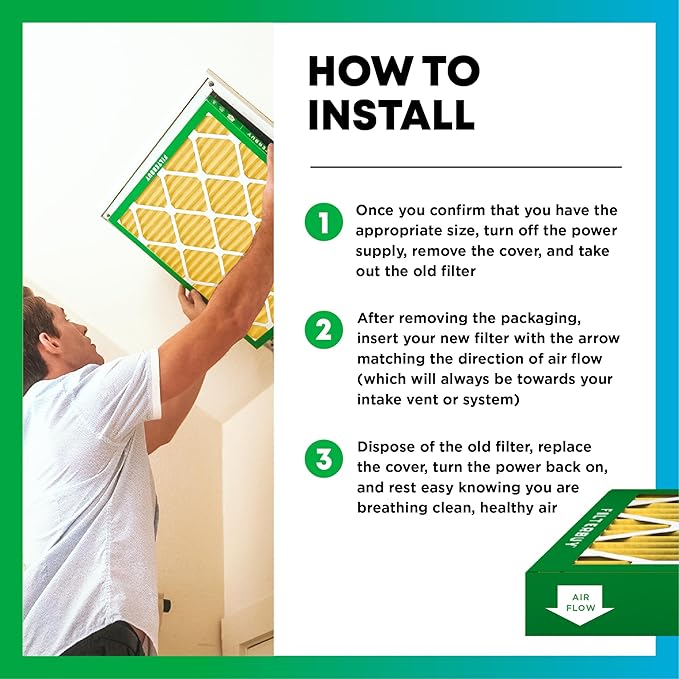 Filterbuy 24x24x5 Air Filter MERV 11 Superior Pet & Allergy Defense (3-Pack), Electrostatic Pleated HVAC AC Furnace Filters Replacement for Honeywell Return Grille (Actual Size: 22.38 x 22.38 x 4.38)