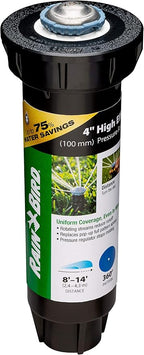Rain Bird 8SAFPROPR Pressure Regulating (PRS) High-Efficiency Pro Rotary Sprinkler, 360° Full Pattern, 8' - 14' Spray Distance, 4" Pop-up Height