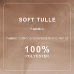 Chestnut Tulle Fabric Roll Spool Bolt (54 Inch by 40 Yards) Large Tulle Wedding Party Decoration, Tutu Skirt, Table Runner, Gift Wrapping, Bridal Shower, Soft & Drape (Chestnut)