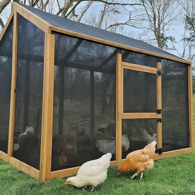 ColourTree 70% Black Shade Cloth Custom Size 12FT x 94FT Mesh Tarp, UV Resistant Netting with Upgrade Grommets for Plant Cover, Greenhouse, Chicken Coop, Barn, Kennel, Garden. (We Make Custom Size)
