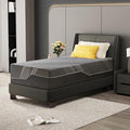 Twin Mattress 14 Inch Charcoal Memory Foam Mattress in a Box, CertiPUR-US Certified, Fiberglass Free Gel Mattress, Twin Size Mattress for Kids, 75" × 38" × 14", Medium