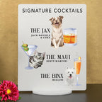 Pet Signature Drink Wedding Signs