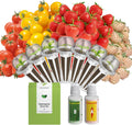 inbloom Fruit Seed Pod Kit for AeroGarden, Ahopegarden Hydroponics Growing System, 7-Pods (350 Seeds+, Include Red Cherry Tomato, Golden Cherry Tomato, White Strawberry, and Red Strawberry)