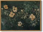 InSimSea Framed Wall Art for Living Room Floral Painting Pictures St.Patrick Day Wall Decor Aesthetic Flower Art Canvas Print Farmhouse Artwork Home Decor for Bathrrom, Bedroom, Office Décor 12x16In